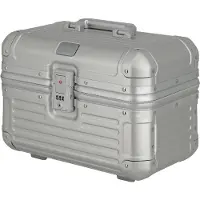 Travelite Next Beautycase Aluminium 38 cm zilverkleurig