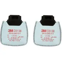3M Secure Click Stoffilter D3138, P3 R