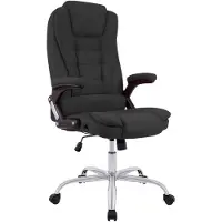 CLP ergonomische bureaustoel, geschikt voor een gewicht tot 150 kg, model Thor, draaibare stoel met modern design | Kleur: donkergrijs