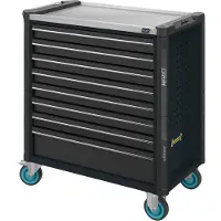 Hazet Gereedschapwagen - Assistent 179NXL - enkel 179NXL-8-VW - L x B x H: 959 mm x 518 mm x 1020 mm - Laden, ondiep: 7× 81 x 696 x 398 mm - Laden, diep: 1× 166 x 696 x 398 mm
