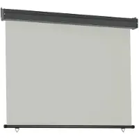 vidaXL Balkonscherm 125x250 cm grijs