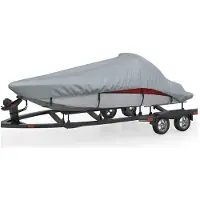 vidaXL Boothoes grijs 610-671 cm (lengte) 254 cm (breedte)