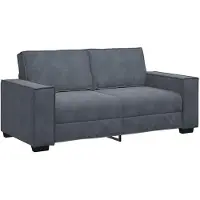 vidaXL Tweezitsbank 180x78x84 cm fluweel donkergrijs