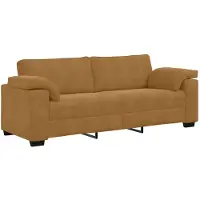 vidaXL 3-zitsbank bruin 220x77x82 cm fluweel