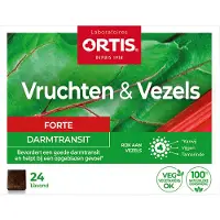 Ortis Darmtransit Vruchten & Vezels Forte | 24 kauwblokjes