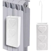 Northix Hearts - Luchtbevochtiger voor Radiator - Keramisch - Decoratief - 300 ml