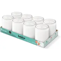 Bolsius - Starlight - Wit - Kaarsen in Glas - 8 Stuks - 50 Branduren