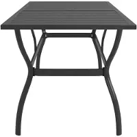 vidaXL Tuintafel 190x80x72 cm staal antraciet
