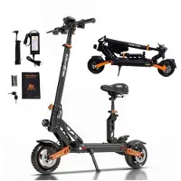 KUKIRIN Trottinette Elektrisch G2 MAX 10*2.75 '' Pneumatische Banden Voor Alle terreinen 48V 20Ah Batterij 80km Bereik 3 Snelheden