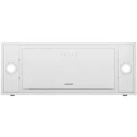 Klarstein TurboMax Onderbouw-afzuigkap, 75cm onderbouwkap, 382 m³/u luchtstroom, Energie-efficiëntie A+, LED-verlichting, 3 ventilatiestanden, Koolstoffilter, Wit