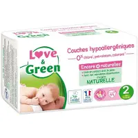 Love & Green Hypoallergene Luiers 44 Luiers Maat 2 (3-6 kg)