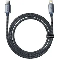 Baseus CAJY000201, grijs, USB-C, Lightning, 1,2 meter, mannelijk connector, mannelijk connector