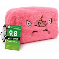Take Care Unicorn - Toilettas Voor Vrouwen - Make Up Tasje - Etui - Back to School - 17 x 9,5 cm