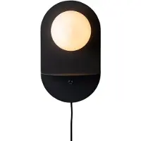 It's About Romi Wandlamp Tokyo, crème / amber, Slaapkamer, metaal, Modern, wandlamp