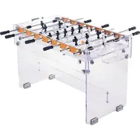 Cougar Prism Pro Elite Voetbaltafel | Tafelvoetbaltafel van acryl - Modern design | Incl. 8 ballen & 2 metalen puntentellers | Indoor voetbaltafel voor volwassenen | 144 x 75 x 90 cm