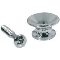 Boston EP-K-C Strap Buttons - Chroom, 13mm, 2-pack