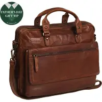 The Chesterfield Brand Black Label René Aktetas Leder 39 cm Laptopcompartiment cognac