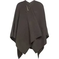 Knit Factory Jazz Omslagvest - Taupe - One Size