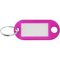 Combicraft sleutellabels roze 48x22mm actiemodel - 100 stuks