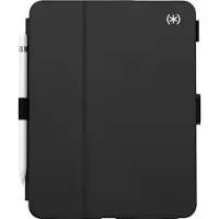Speck Tablethoes geschikt voor Apple iPad 11 (2025) Hoes | Balance Folio Bookcase + Stylus Houder - Zwart