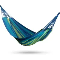 Viking Choice Hangmat - 2 persoons - 200x160 cm - groen blauw