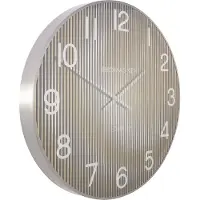 Giga Meubel Thomas Kent Wandklok Linear 53 Cm Staal Zwart/zilver