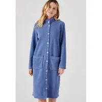 Damart - Fleece kamerjas Thermolactyl - Dames - Blauw - 42-44 (M)