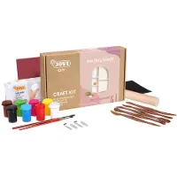 Jovi Diy Craft Kit To Make A Stand With Air Dry Hardening Clay Goud