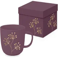 Ppd Mok 400 ml - Pure gold berries mauve matte