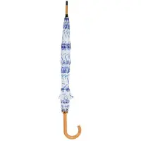 Mars & More Paraplu Delfts blauw 105cm