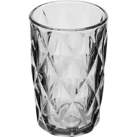 Konges Sløjd Secret de Gourmet Lea Hoog Waterglas - 40cl - Set van 6 stuks - Grijs