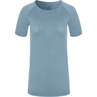 Nomad Pure Merino Thermoshirt Dames | Lichtblauw | XXL | Korte Mouw | Thermo Shirt 100% Merinowol