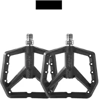 HBS Pd-500 Nylon Mtb Pedalen - Verbreed Antislip Design - Du Plus 1 Lager - Zwart