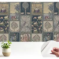 Wallfluent Zelfklevend Behang - Romantische scène Zelfklevend fotobehang - 104x70 cm - Marine Zelfklevend Behang - Plakklare achterzijde - Voor de woonkamer, slaapkamer en kantoor Zelfklevend Behang