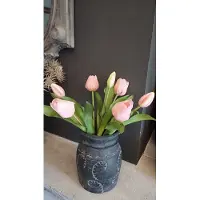 Exner tulpen bos roze net echt mooie kwaliteit 7 stuks in bos
