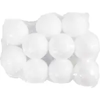 Packlinq Ballen, d 3 cm, wit, 10 stuk/ 1 doos