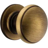 Hardbrass Voordeurknop Pragma - mat brons