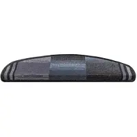 vidaXL Trapmatten zelfklevend 10 st 65x21x4 cm zwart en grijs
