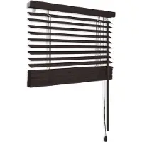 Sol Royal JH3 FSC gecertificeerd houten jaloezie SolDecor rolgordijnen in donker bruin 100x160 cm - Milieuvriendelijk geproduceerd