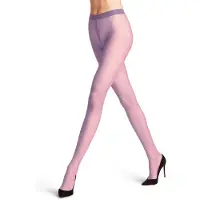 Falke Body Chain 12 DEN ultra transparent materiaal transparent 12 DEN Panty dames paars - maat S-M