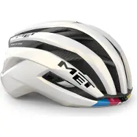 Met Trenta 3K Carbon-helm Limited Edition Regenboog Wit, Maat M (56-58 cm)
