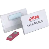 Durable magnetic badge 54x90 mm (8117-19)