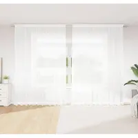 vidaXL Lacegordijn Wit 280 x 300 cm Polyester