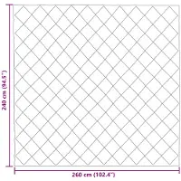 vidaXL Winter Duvet 240 x 260 cm 450 gsm Microvezel (100% polyester)
