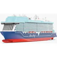 Siku 1731, Cruiseship "Mein Schiff Relax", schaal 1:1400, Metaal/kunststof, Niet-drijvend