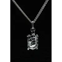MOOYE ® - Collectie Zilveren Schildpad ketting hanger