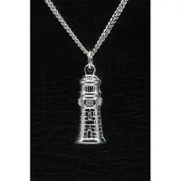 MOOYE ® - Collectie Zilveren Vuurtoren ketting hanger