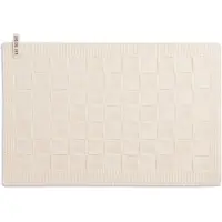 Knit Factory Placemat Uni - Ecru - 50x30 cm
