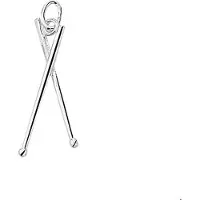 The Jewelry Collection Zilveren Hanger drumstokken 1003229