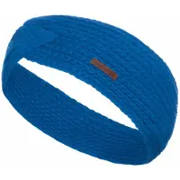 Knit Factory Joy Gebreide Dames Hoofdband - Haarband - Oorwarmers dames - Hoofdwarmer vrouwen - Hoofdband winter - Cobalt - Blauw - One Size